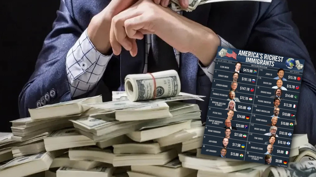 ABD’nin 20 göçmen milyarderi; İlk 5’in servetiyle ülke kuruluyor