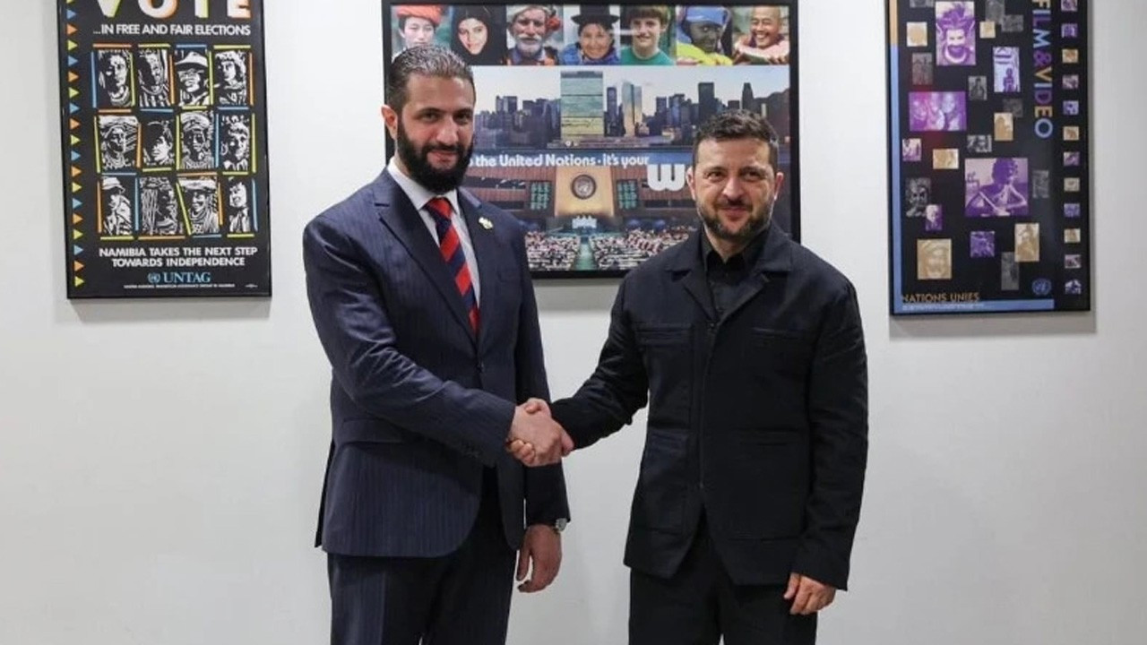 Zelenskiy ile Şara, ABD’de bir araya geldi