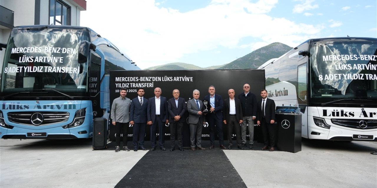 Lüks Artvin Seyahat, Filosuna 8 adet Mercedes-Benz otobüs kattı Lüks Artvin Seyahat, Filosuna 8 adet Mercedes-Benz otobüs kattı