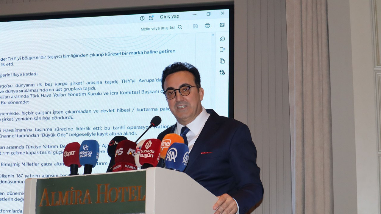 Oman Air Yönetim Kurulu Üyesi Aycı: “Bursa, Marmara’nın akıllı bağlantı üssü olabilir” Oman Air Yönetim Kurulu Üyesi Aycı: “Bursa, Marmara’nın akıllı bağlantı üssü olabilir”