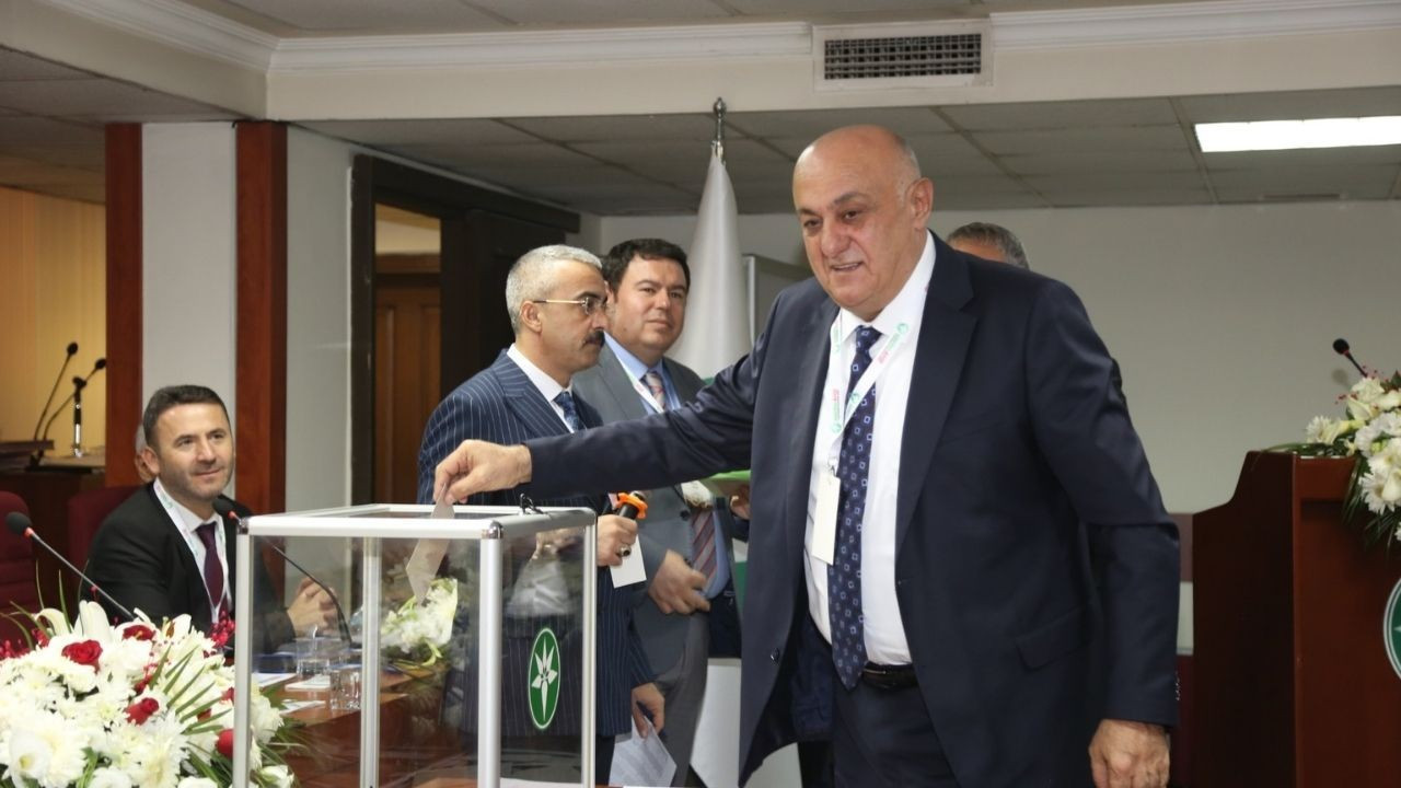 Ramazan Erkoyuncu, oybirliğiyle yeniden PANKOBİRLİK Başkanı seçildi