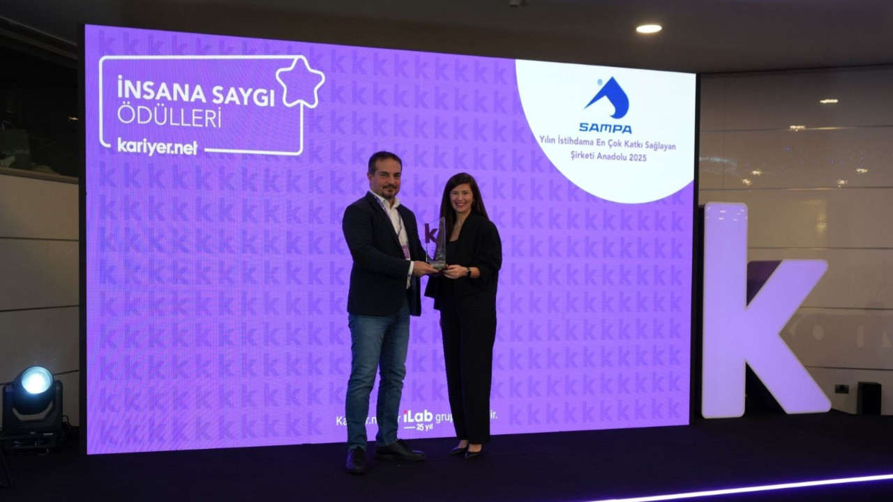 Sampa, Kariyer.net’ten “Yılın İstihdama En Çok Katkı Sağlayan Şirketi” ödülünü aldı