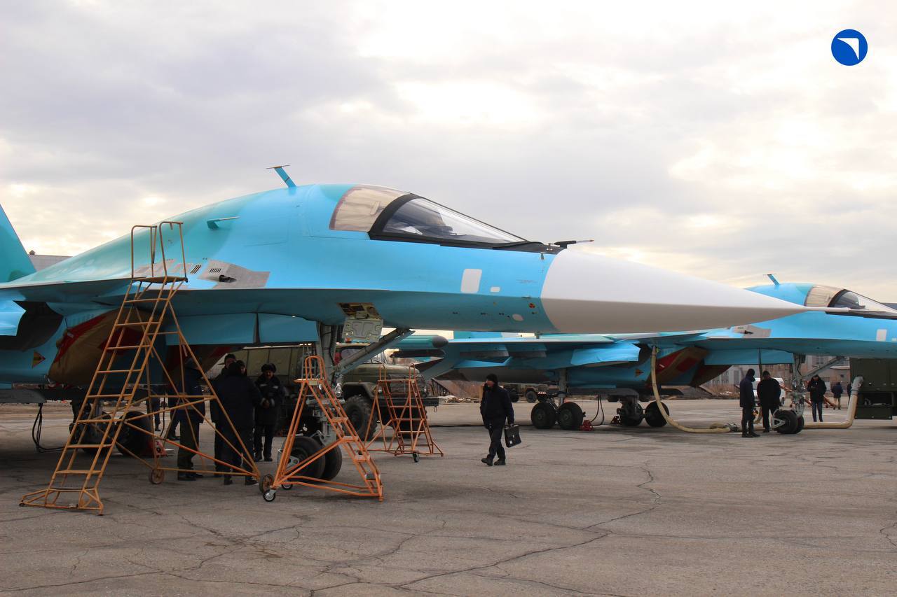 Rusya Savunma Bakanlığı’na Yeni Su-34 Savaş Uçağı Teslimatı