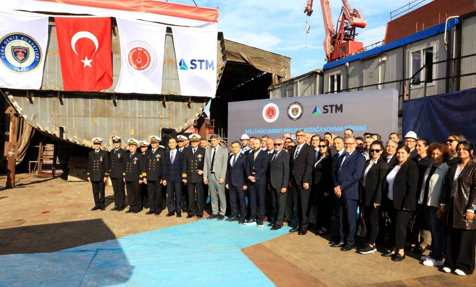 Milli Hücumbot Projesinde İlk Blok Kızağa Alındı Milli Hücumbot Projesinde İlk Blok Kızağa Alındı