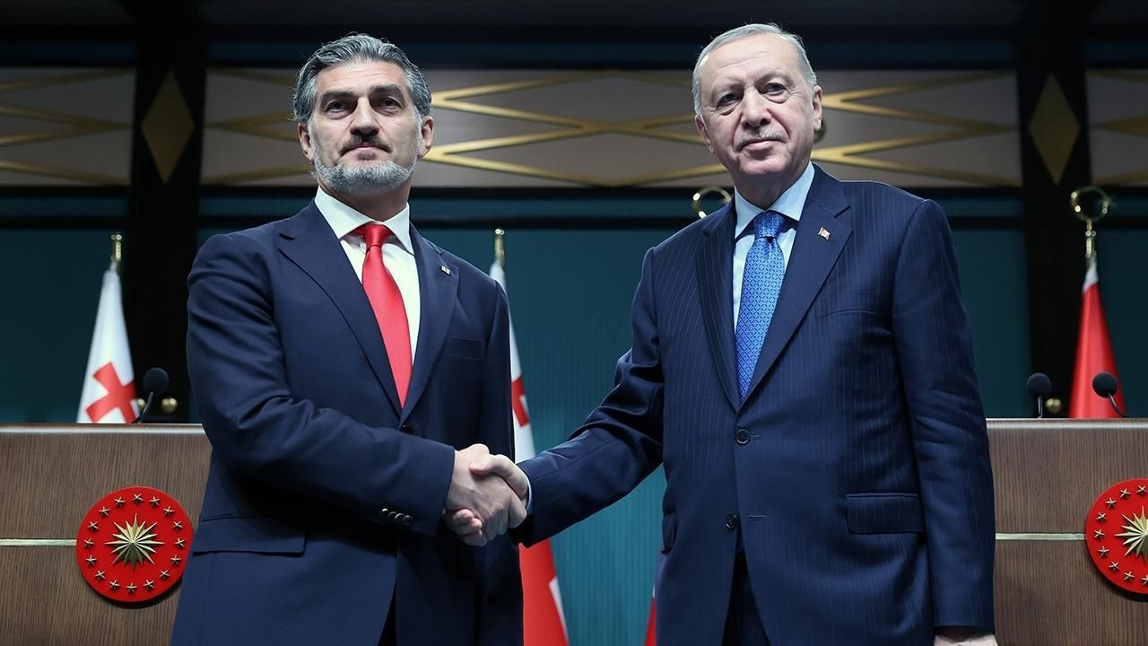 Cumhurbaşkanı Erdoğan, Gürcistan Cumhurbaşkanı ile görüştü Cumhurbaşkanı Erdoğan, Gürcistan Cumhurbaşkanı ile görüştü