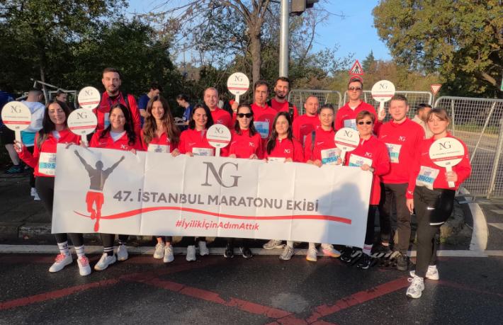 NG Grup, 47. İstanbul Maratonu’nda İyilik İçin Koştu
