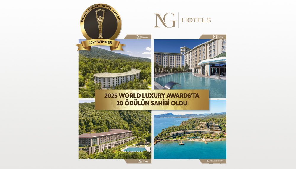 NG Hotels, 2025 World Luxury Awards’ta 20 ödül kazandı